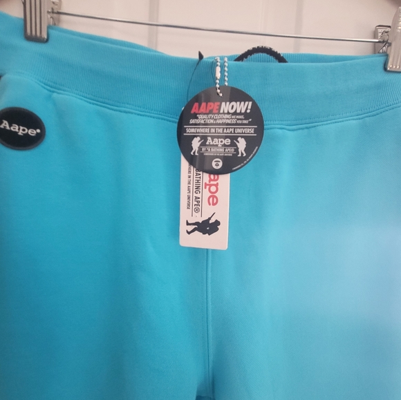 Aape universe sweatpants, baby blue - Picture 2 of 5